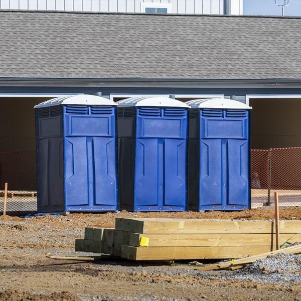 Heavy-duty construction site porta potty in Superior, Wisconsin